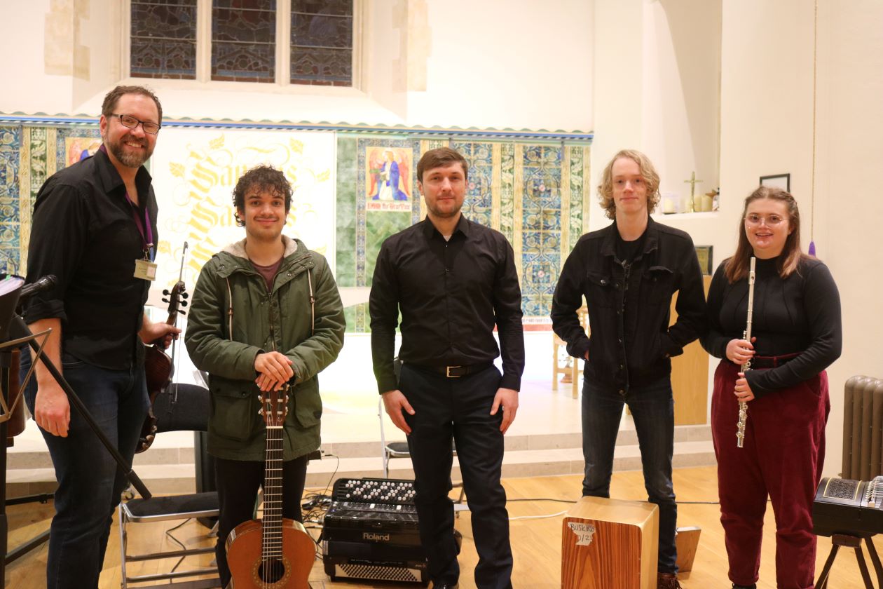 Line up of musicians