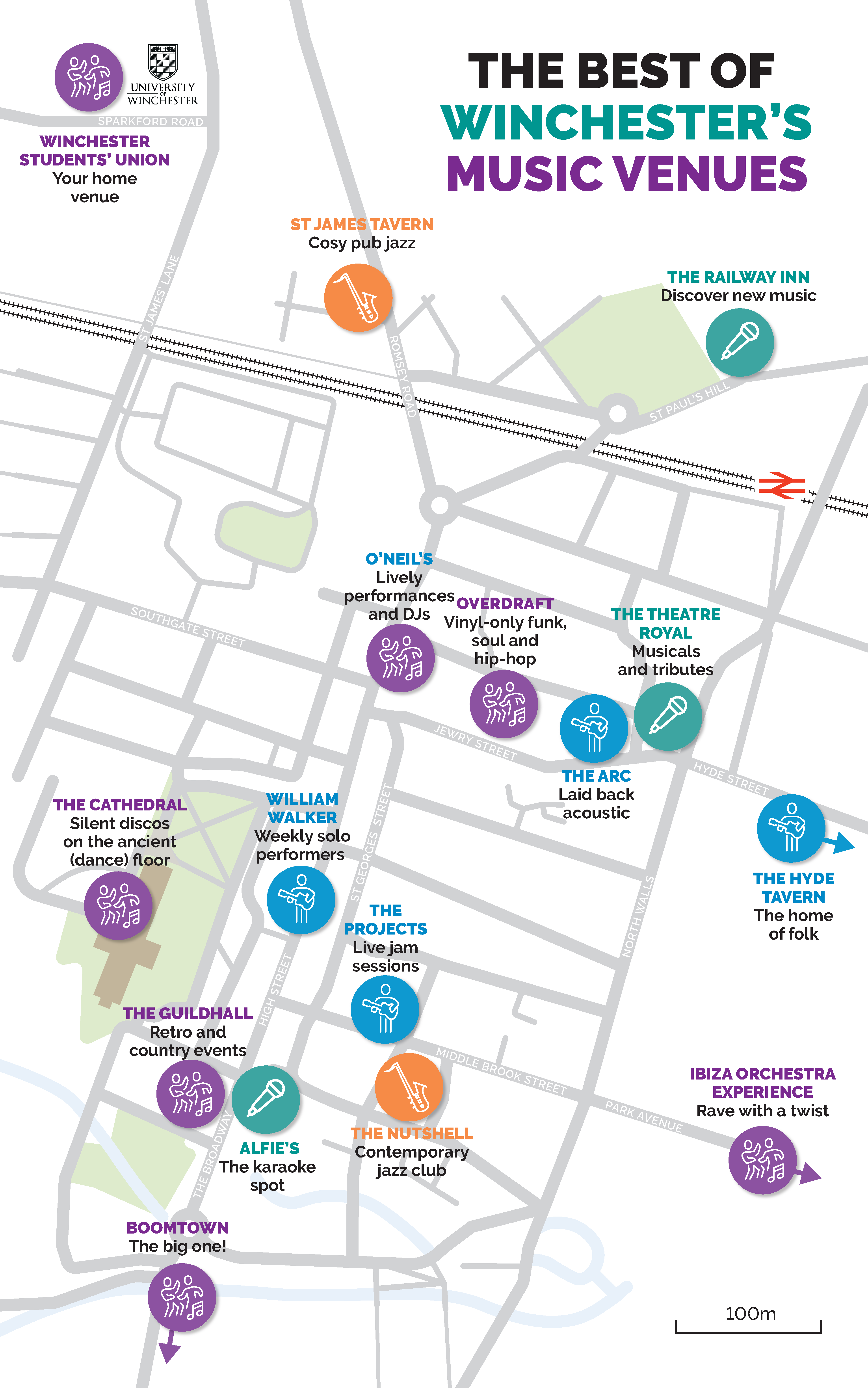 Music Venue map